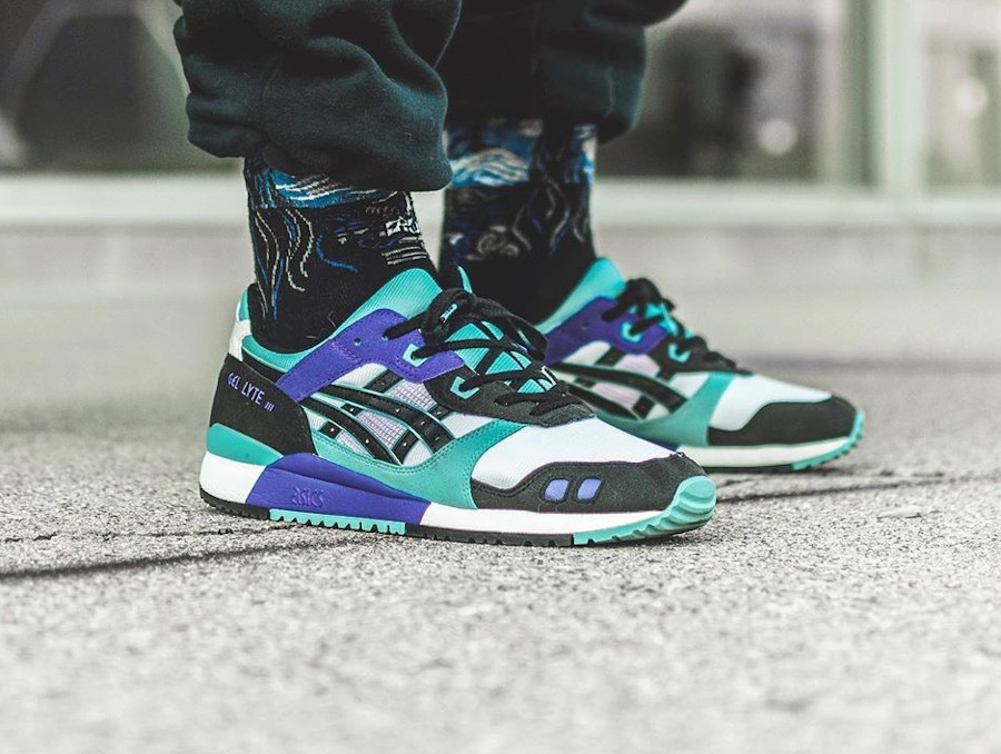 Giày Asics Gel Lyte 3 'Cyan Black' 1201A051-100 - Ảnh 5