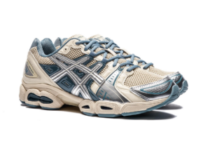 Giay Asics x Wind and Sea Gel-Nimbus 9 'Cream Pure Silver' 1201A801-101