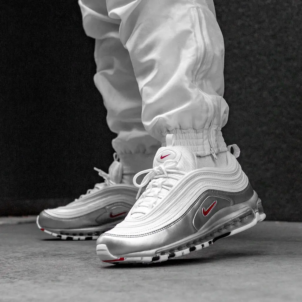 Alternative view of Giày Nike Air Max 97 QS 'B-Sides White Silver' AT5458-100