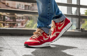 Alternative view of Giày Nike Air Max 1 Premium Retro 'Red Curry' 908366-600