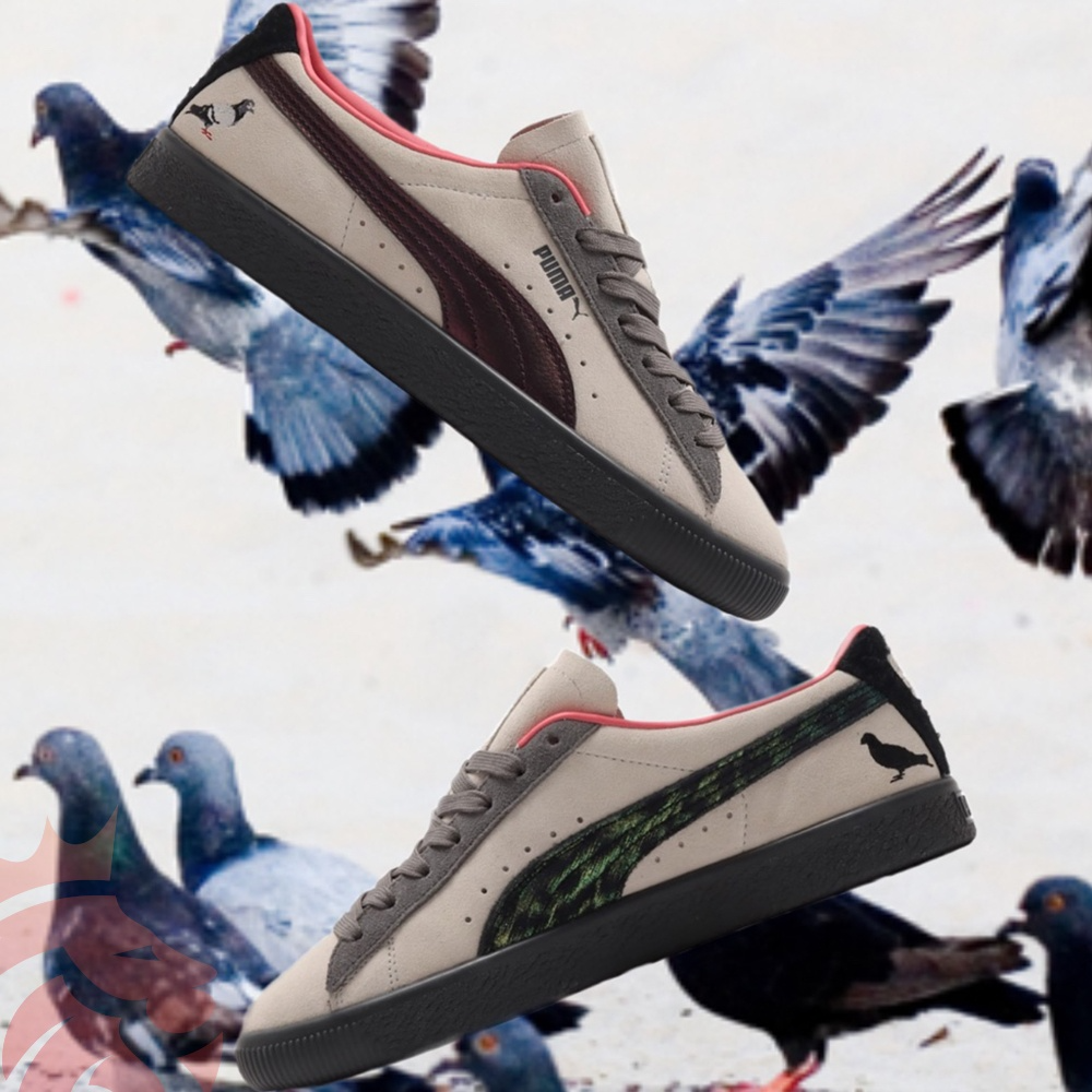 Giày Puma Suede atmos x Jeff Staple 'Pigeon and Crow' 381160-01 - Ảnh 2