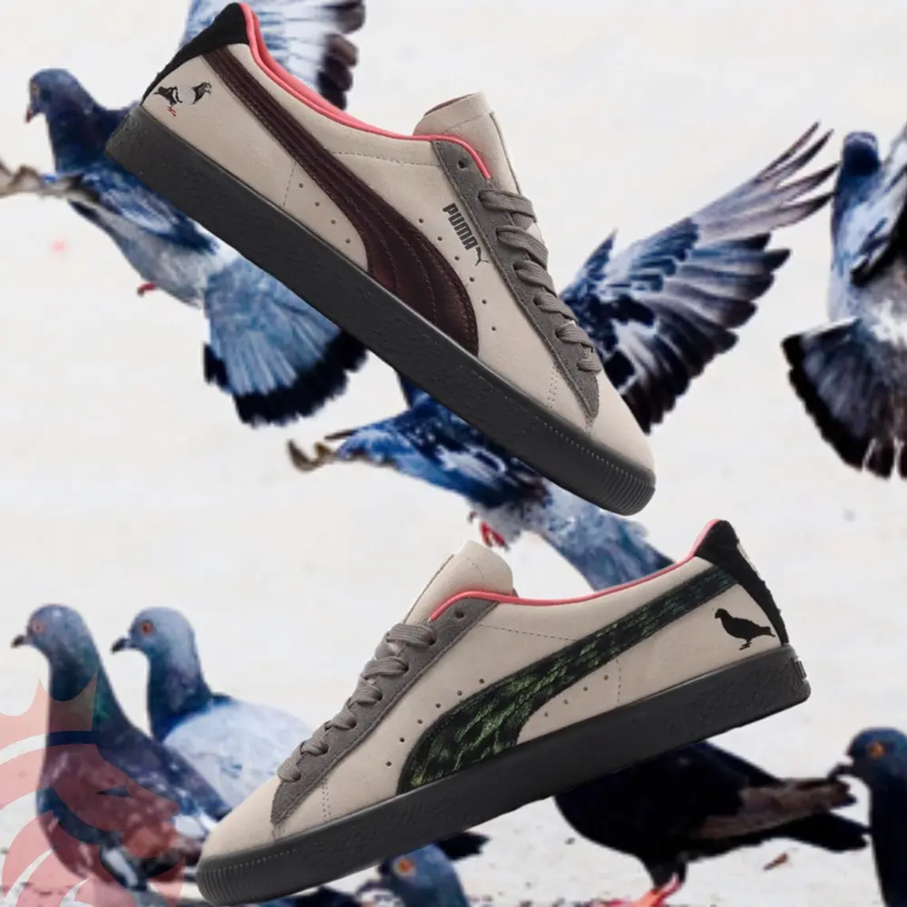 Alternative view of Giày Puma Suede atmos x Jeff Staple 'Pigeon and Crow' 381160-01