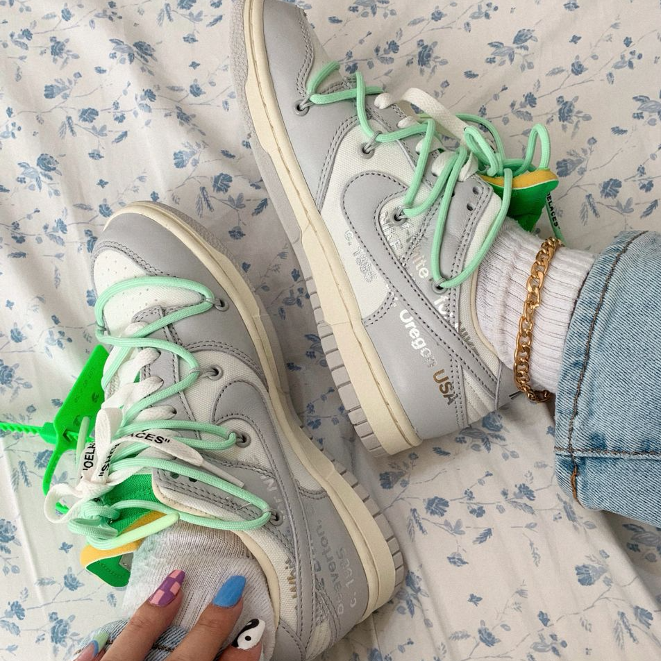 Giày Nike Off-White x Dunk Low 'Lot 07 Of 50' DM1602-108 - Ảnh 4