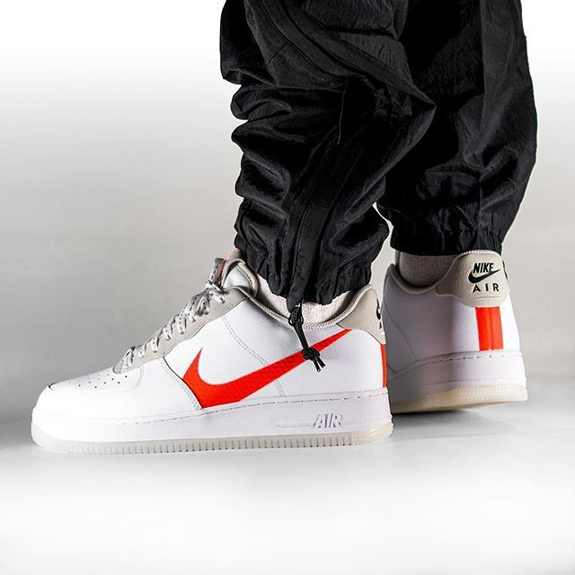 Giày Nike Air Force 1 Low 'Orange Swoosh' CD0888-100 - Ảnh 5