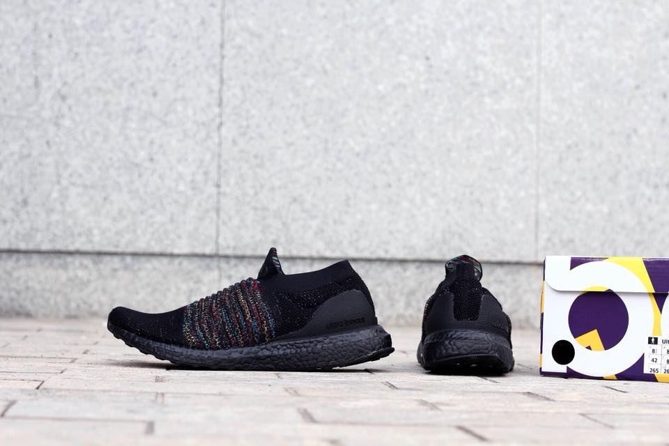 Giày Adidas UltraBoost Laceless 'Black Multi-Color' B37685 - Ảnh 4