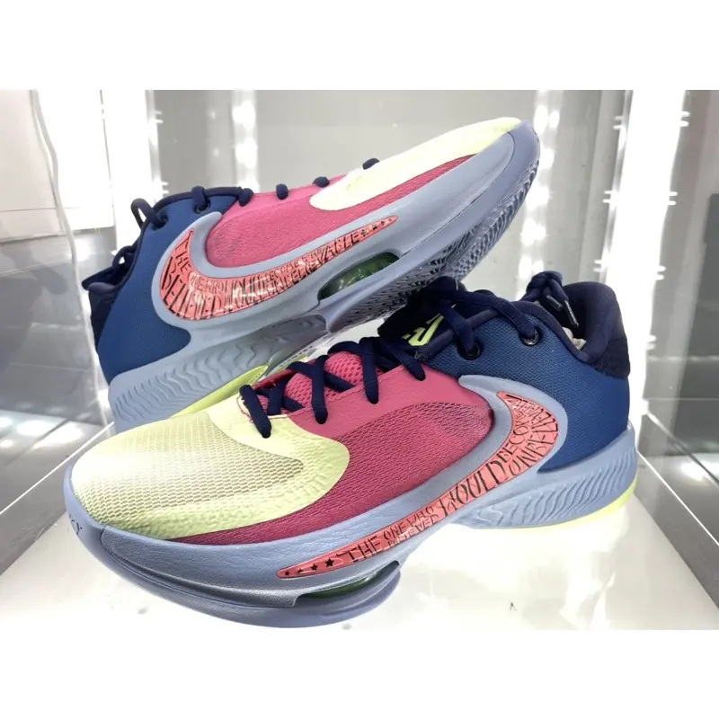 Alternative view of Giày Nike Freak 4 EP 'Dark Marina Blue Pink' DO9678-400