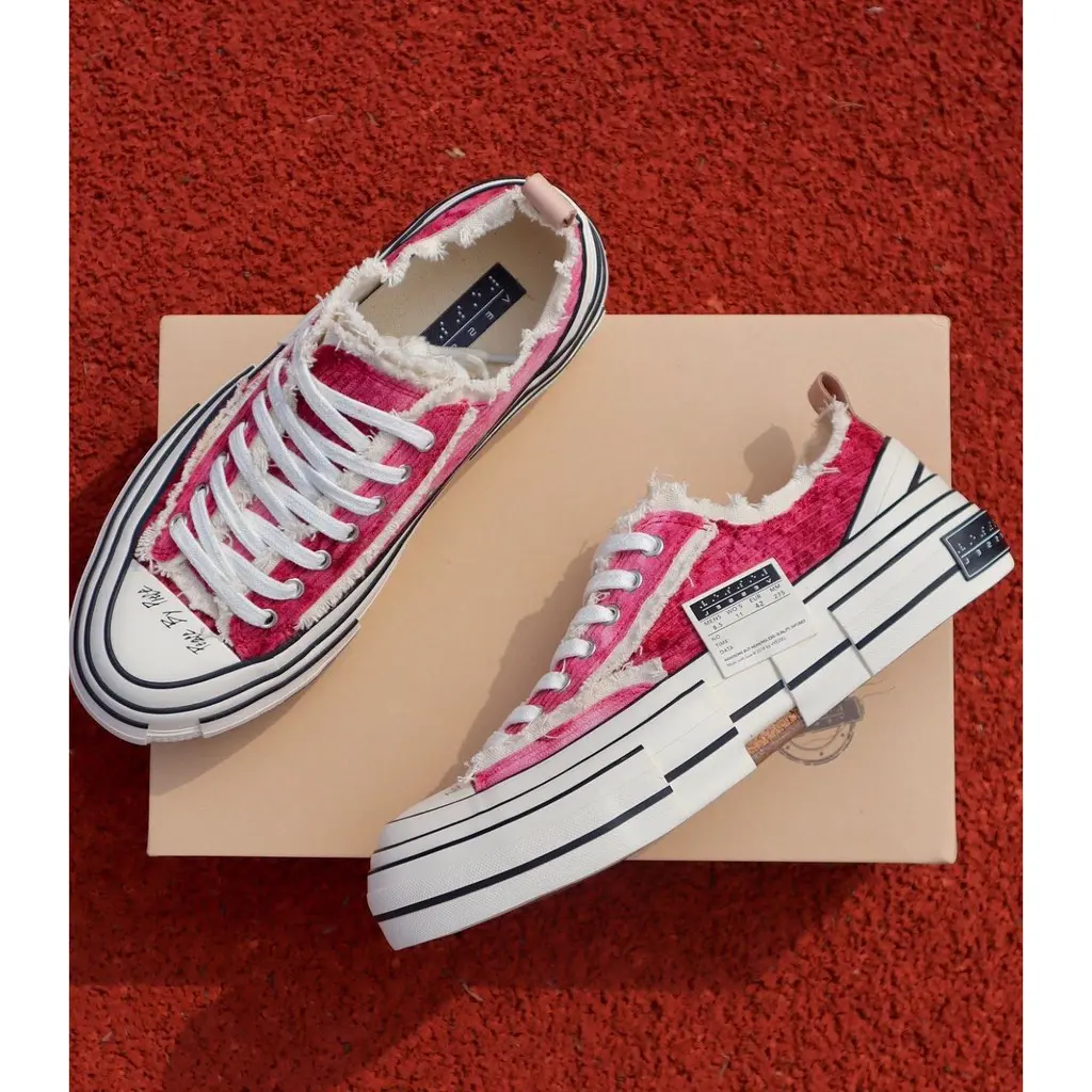 Alternative view of Giày xVESSEL G.O.P Lows Corduroy Red S21X015R