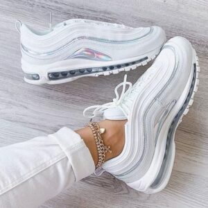 Alternative view of Giày Nike Air Max 97 Iridescent White (W) CJ9706-100