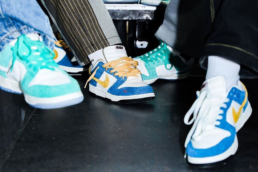 Giày Nike Kasina x Dunk Low '80s Bus' CZ6501-100 - Ảnh 4