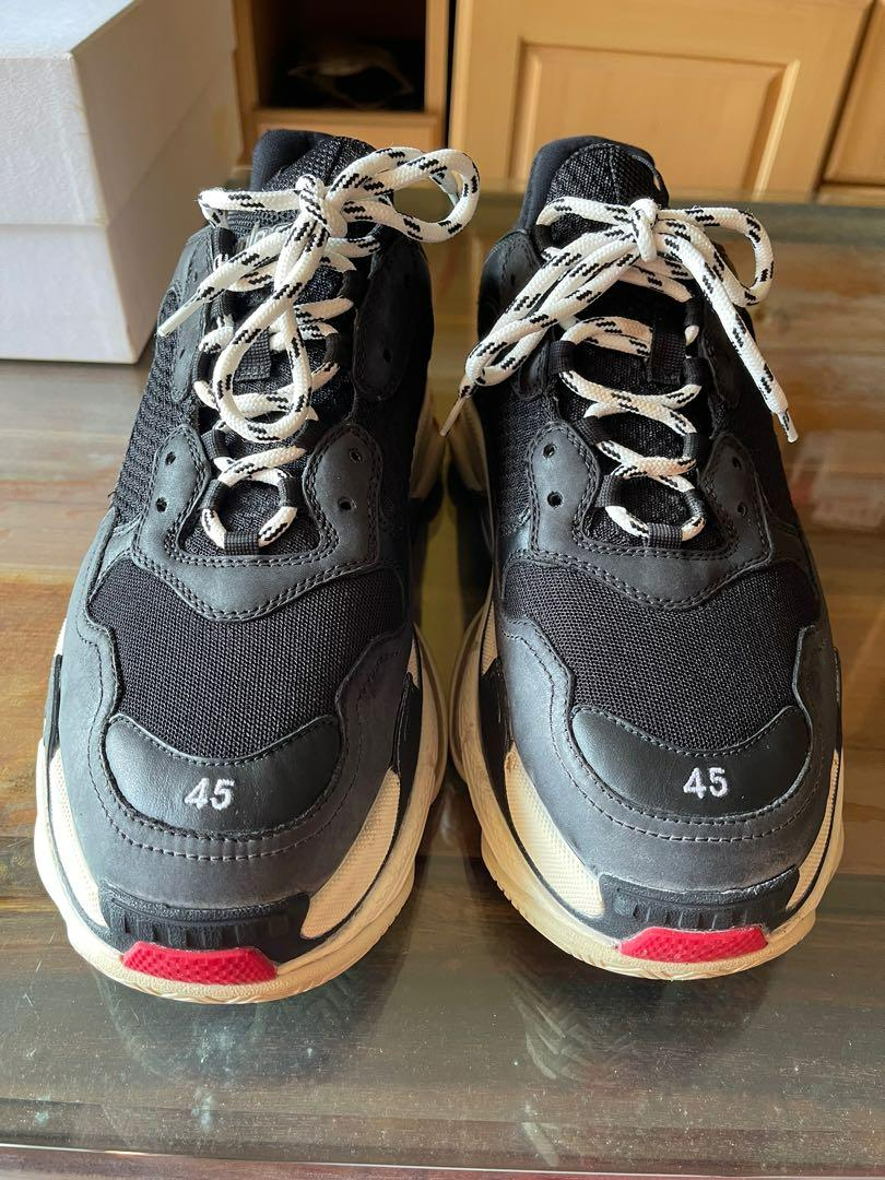 Giày Balenciaga Triple S Trainers 'Black' 533882-W09OM-1000 - Ảnh 3