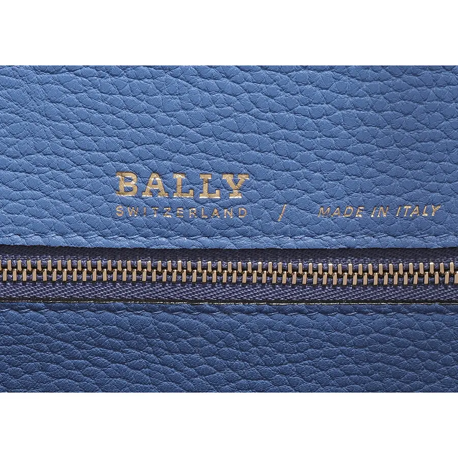 Alternative view of Túi Bally B Turnlock Leather 'Blue' 6222058