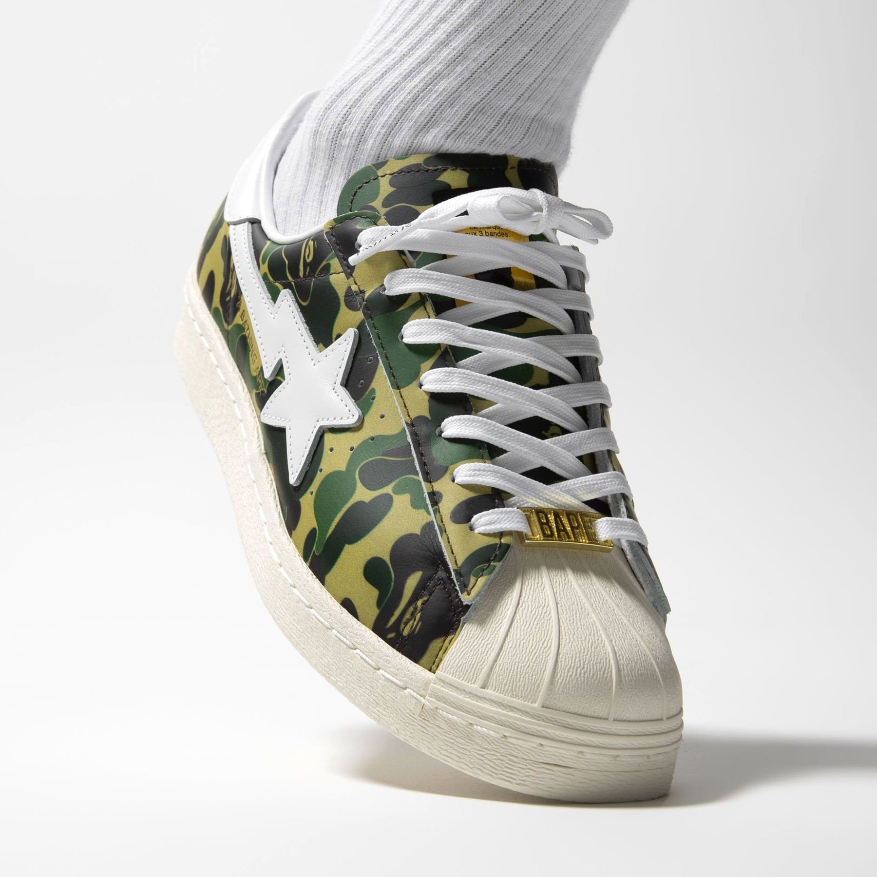 Giày Adidas BAPE x Superstar 80s 'ABC Camo' GZ8981 - Ảnh 4