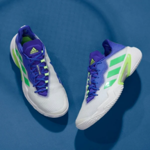 Giay Tennis Adidas Barricade 'Neon White Blue' FZ1827