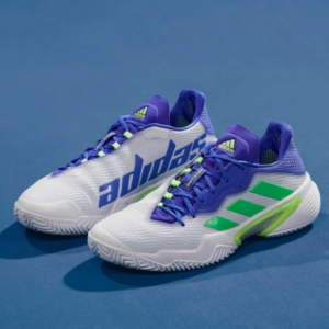 Giay Tennis Adidas Barricade 'Neon White Blue' FZ1827
