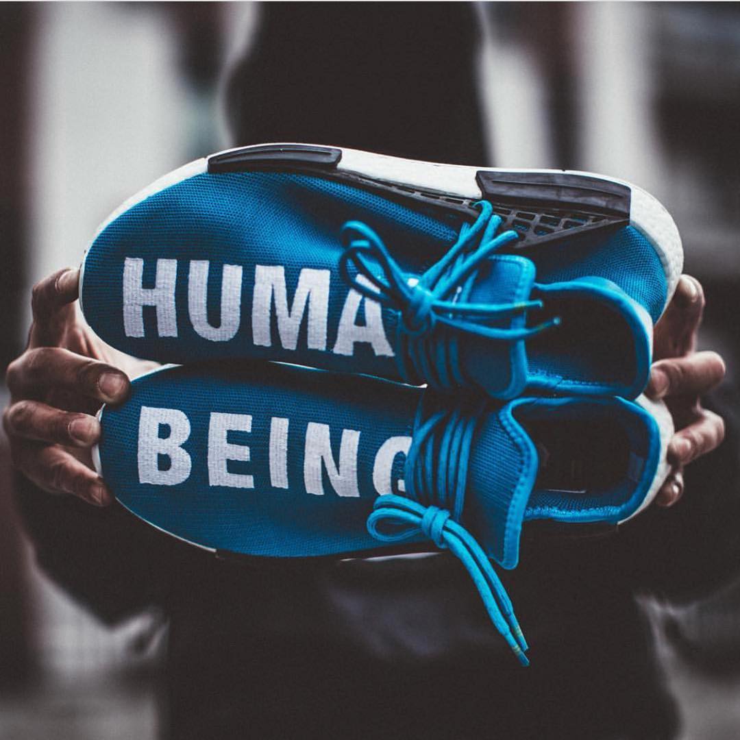 Giày Adidas Pharrell x NMD Human Race 'Blue' BB0618 - Ảnh 5