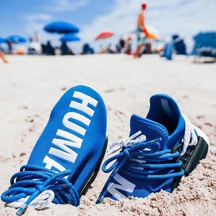 Giày Adidas Pharrell x NMD Human Race 'Blue' BB0618 - Ảnh 6