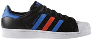 Giay Adidas Superstar 'Black Blue Red' BB2245