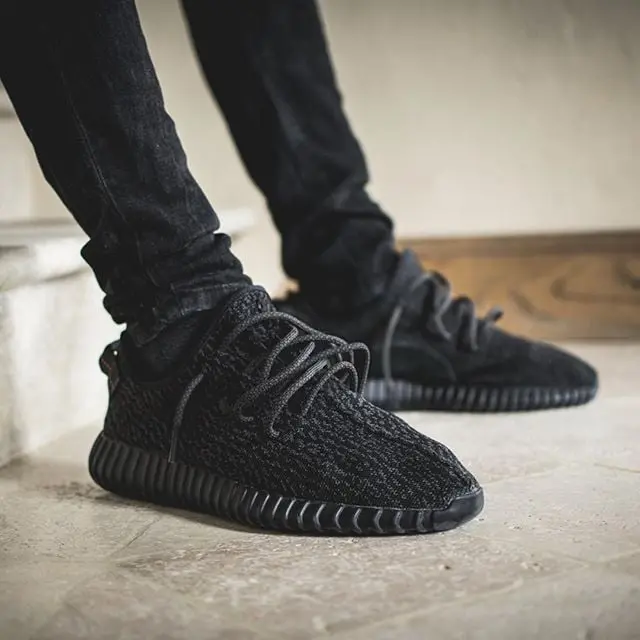 Alternative view of Giày Adidas Yeezy Boost 350 'Pirate Black' BB5350