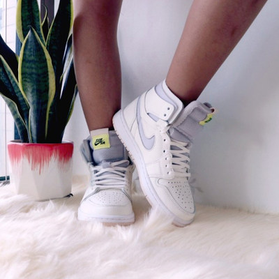Giày Nike Wmns Air Jordan 1 High Zoom 'Pearl White' CT0979-107 - Ảnh 2