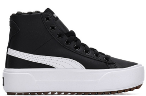 Giày Puma Kaia Mid Fur Black White 385173-01
