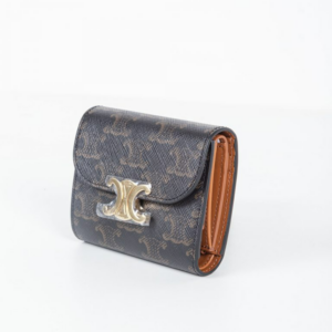 Tui Celine Small Triomphe Wallet In Triomphe Canvas 'Tan' 10D782CQH-04LU