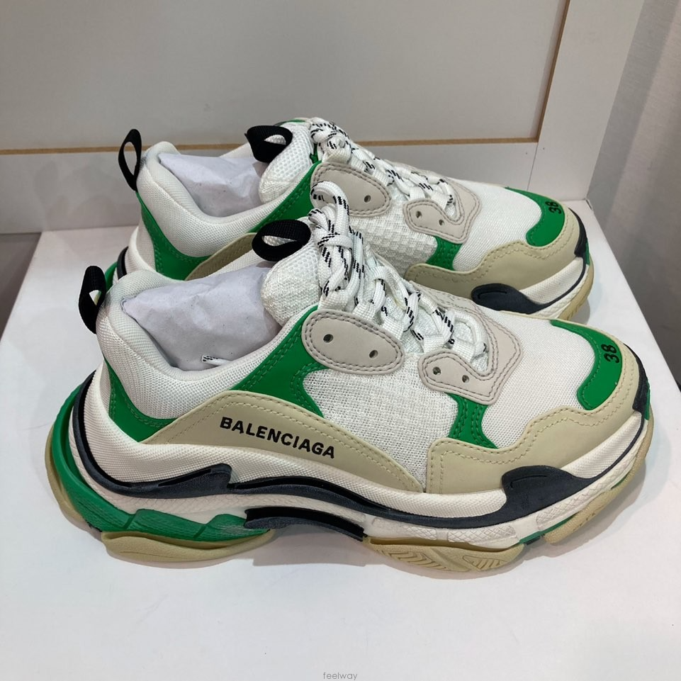 Giày Balenciaga Triple S Sneaker Dark Green 524039-W09OM-3011 - Ảnh 3