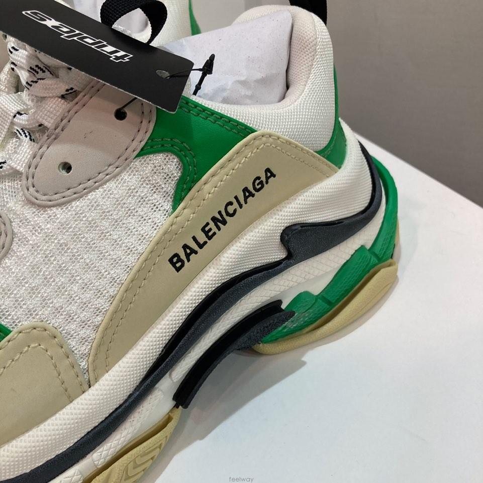 Giày Balenciaga Triple S Sneaker Dark Green 524039-W09OM-3011 - Ảnh 5