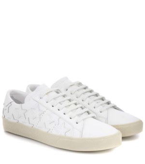 Alternative view of Giày Saint Laurent Women's Star Leather Patch Sneakers 457824-CN400-9013