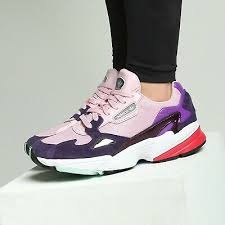 Alternative view of Giày Adidas Wmns Falcon 'Clear Pink Purple' BD7825