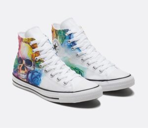 Giay Converse Chuck Taylor All Star 'White Green Red' 169106F