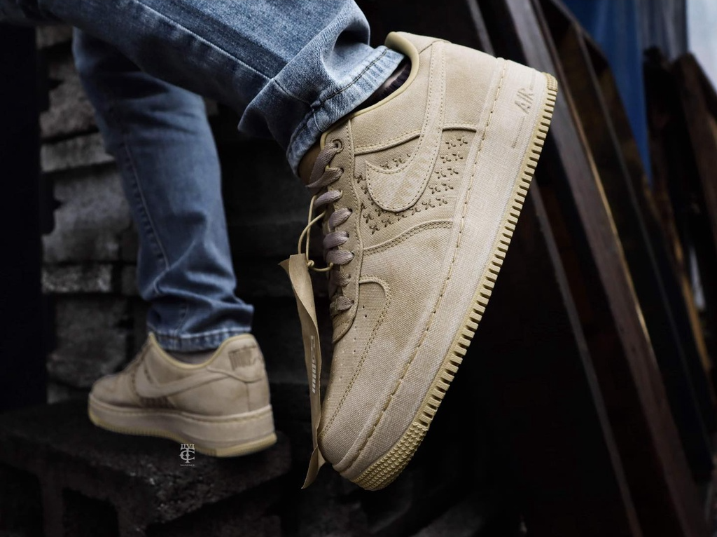 Giày Nike Air Force 1 Low 'NAI-KE Tan Canvas' DV4247-211 - Ảnh 2