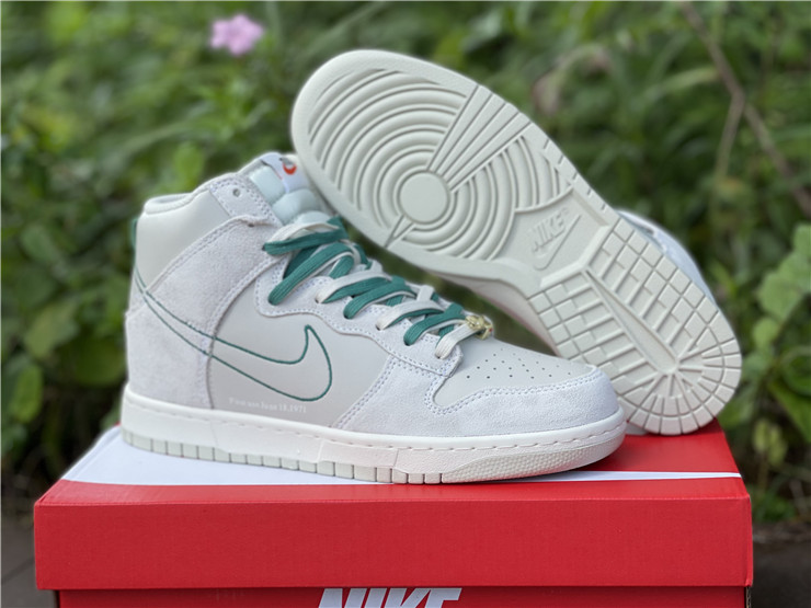 Giày Nike Dunk High SE 'First Use Pack Green Noise' DH0960-001 - Ảnh 4