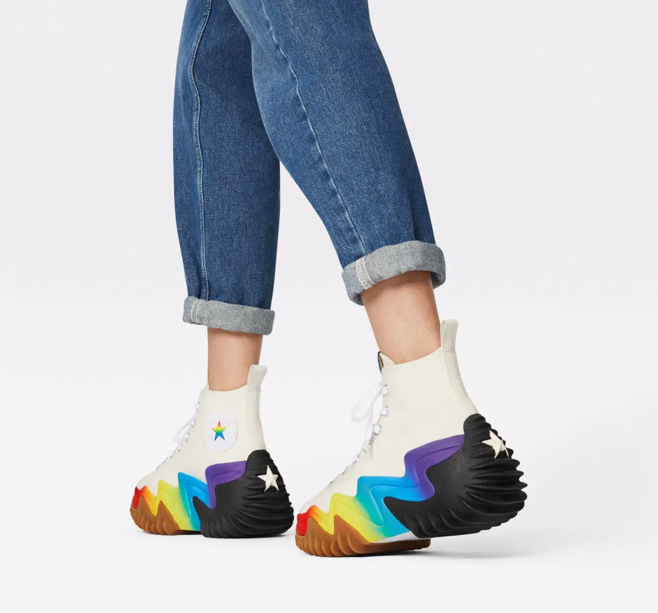 Giay Converse Run Star Motion High Platform 'Pride' A02262C