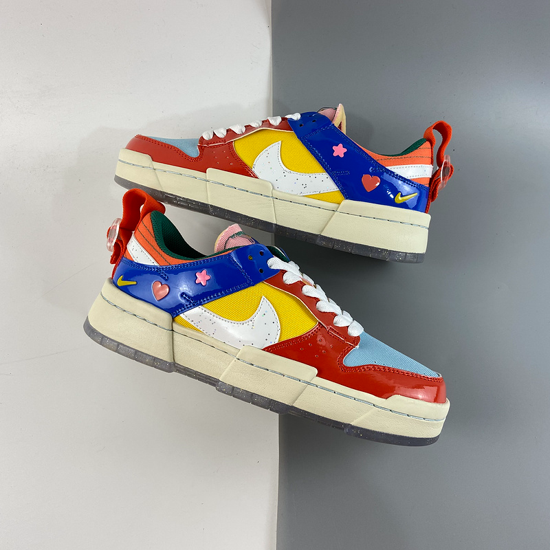 Giày Nike SB Dunk Low 'Disrupt Kid At Heart Orange Blue Red' DJ5063-414 - Ảnh 10