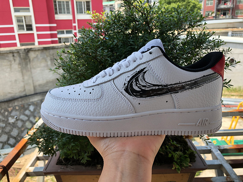 Giày Nike Air Force 1 Low 'Brushstroke Swoosh White' DA4657-100 - Ảnh 4