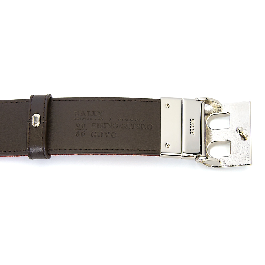 Thắt Lưng Bally Bising Double Sided Belt 'Brown' BISING-35-TSP-O-995 - Ảnh 5