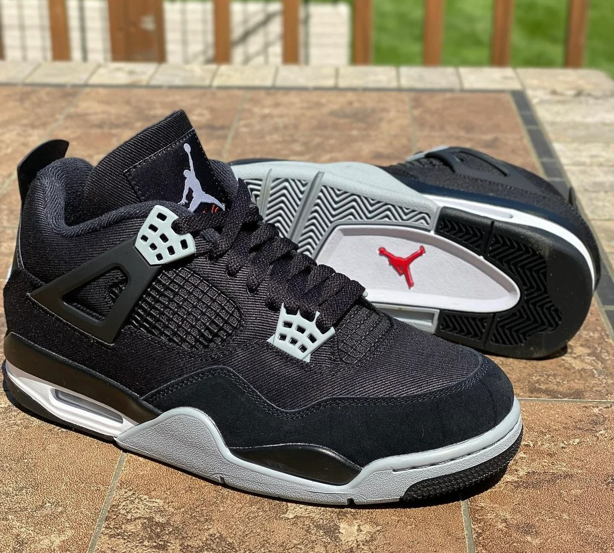 Giày Nike Jordan 4 Retro SE 'Black Light Steel' DH7138-006 - Ảnh 9