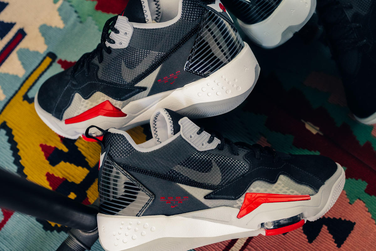 Giày Nike Air Jordan Zoom 92 Black Cement CK9183-001 - Ảnh 3