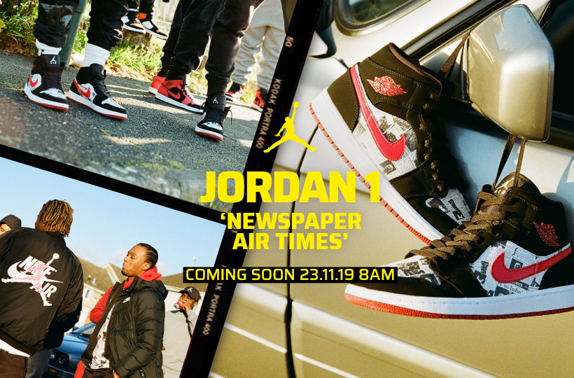 Giày Nike Air Jordan 1 Mid 'Newspaper' 852542-061 - Ảnh 5