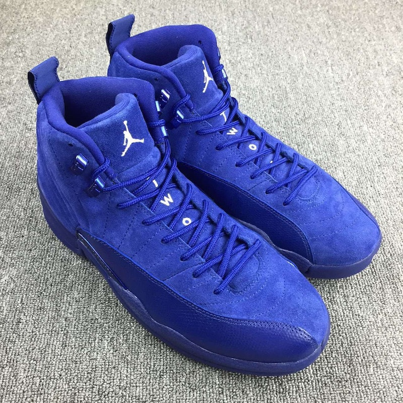 Giày Nike Air Jordan 12 Retro BG 'Deep Royal' 153265-400 - Ảnh 3