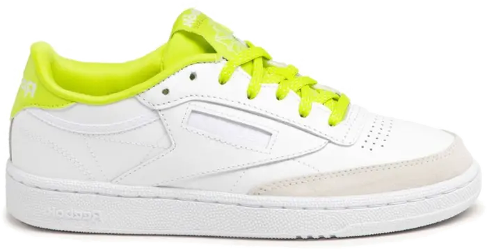 Giày Reebok Club C 85 White Acid Yellow GW5439