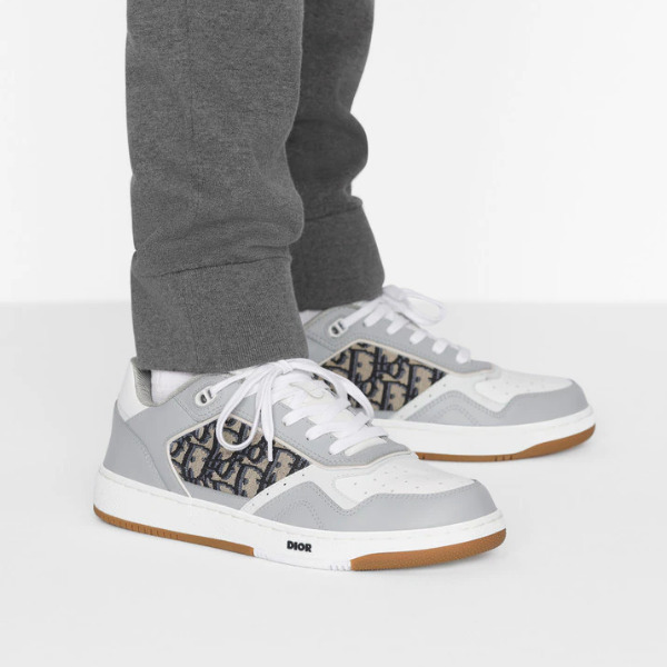 Alternative view of Giày Dior B27 Low 'Dior Oblique Galaxy Grey Gum' 3SN272ZIR-H165