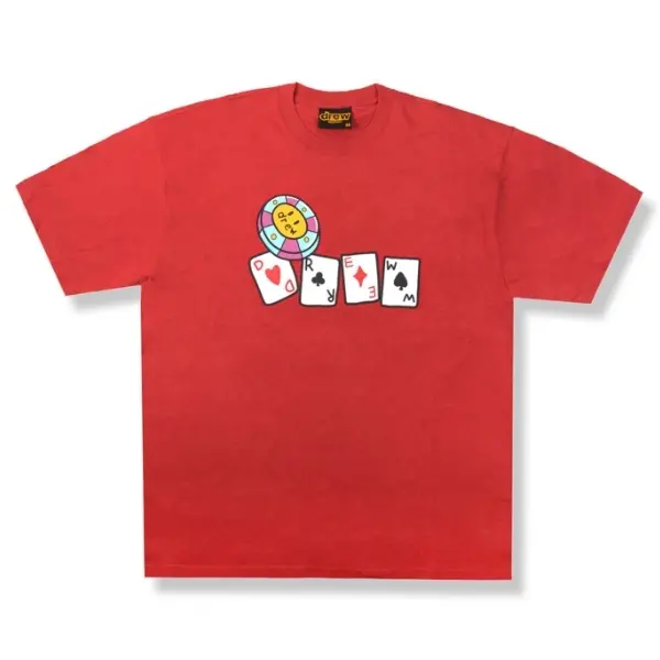 Áo Drew House Lucky You Drew SS Tee Red