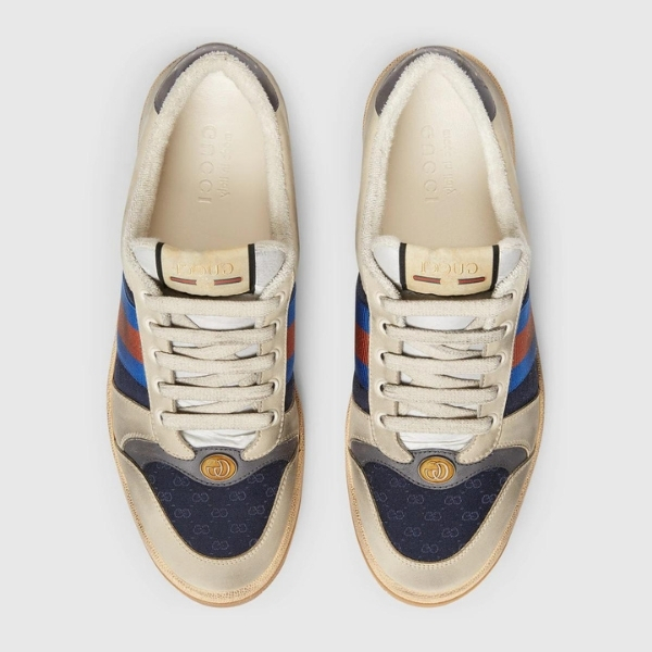 Giày Gucci GG Screener 'White Blue' 546551-99W20-4368 - Ảnh 5