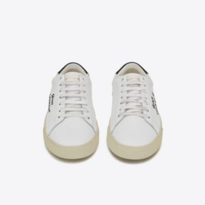 Alternative view of Giày Saint Laurent SL-06 Court Leather 'White Black' 610685-08G10-9061