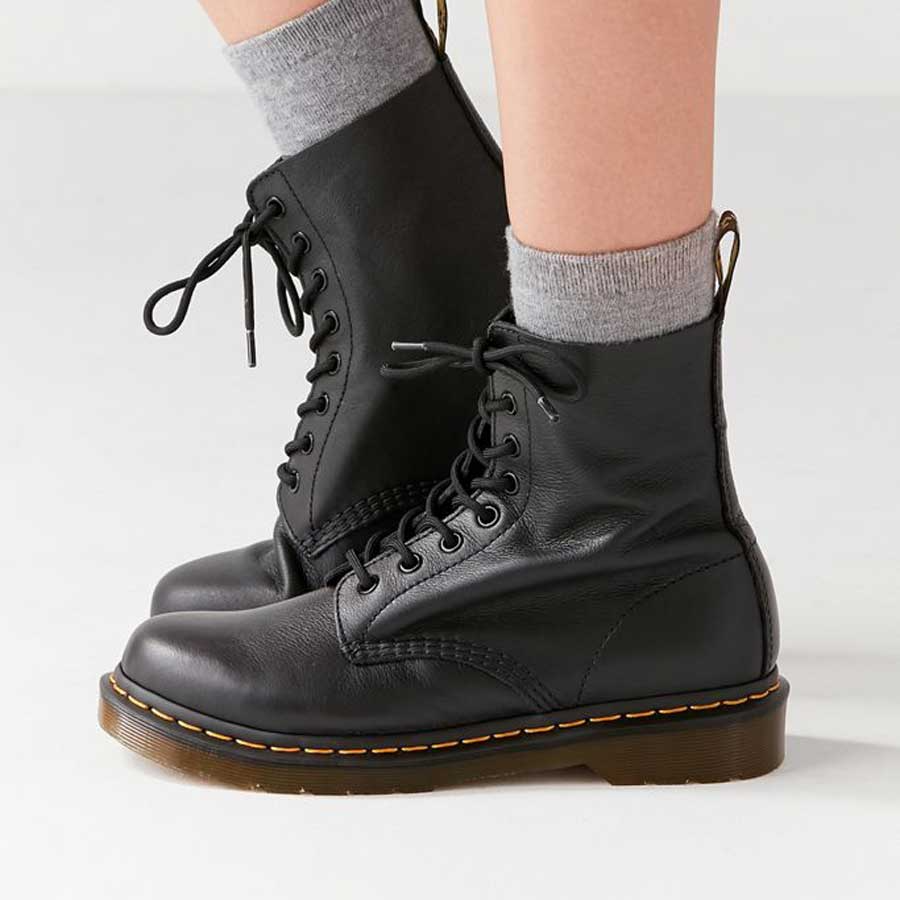 Giày Dr. Martens Wmns Black Pascal Virginia Leather Boots 13512006 - Ảnh 4