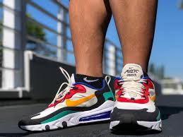 Alternative view of Nike Air Max 270 React GS 'Bauhaus' BQ0103-001