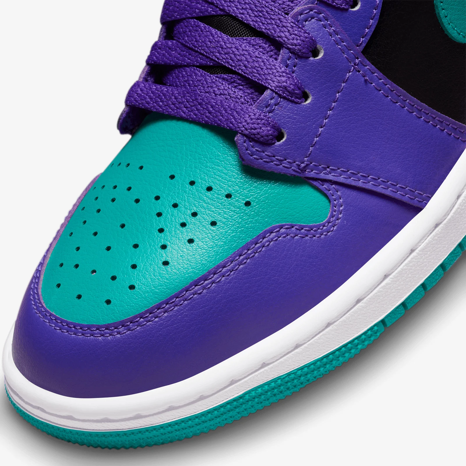 Giày Nike Air Jordan 1 Mid 'Black Grape' BQ6472-502 - Ảnh 6