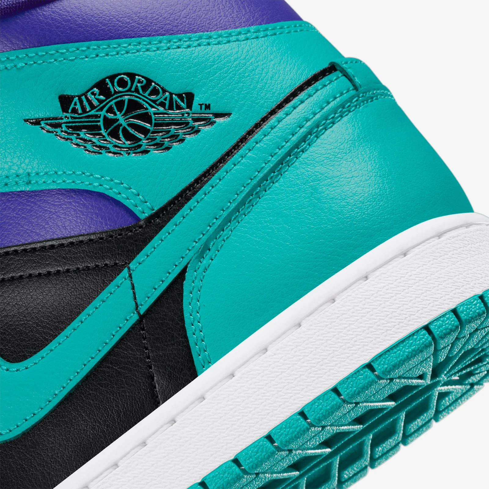 Giày Nike Air Jordan 1 Mid 'Black Grape' BQ6472-502 - Ảnh 5