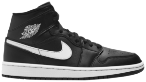 Giày Nike Air Jordan 1 Mid Wmns 'Black White' BQ6472-011
